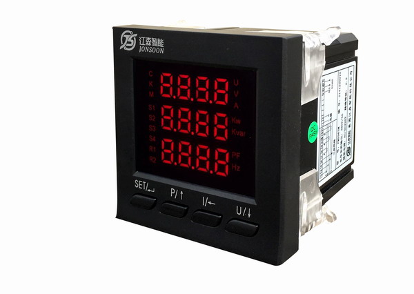 PMS963E 彩屏数显电流电压表(96*96)